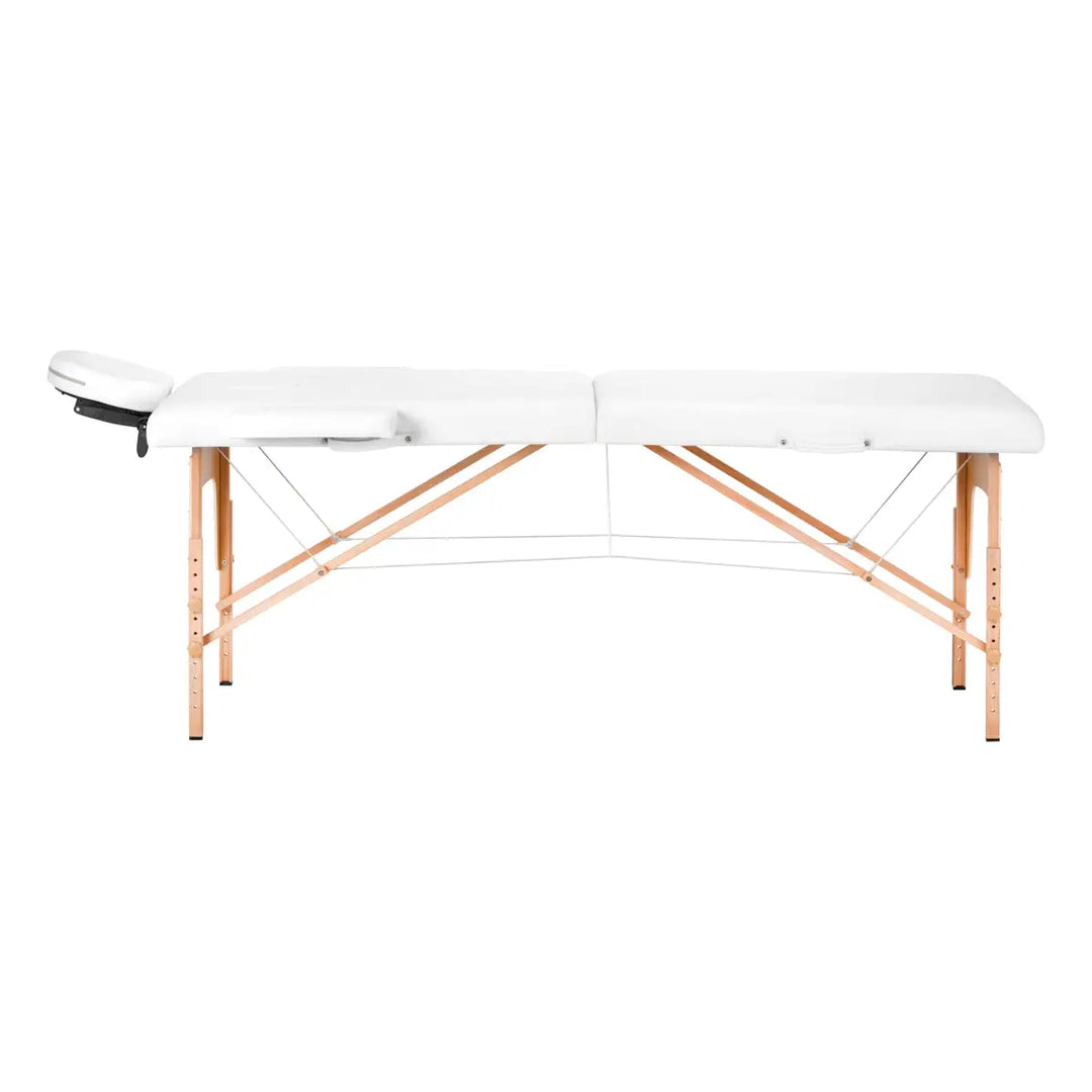 Klapp-Massageliege Komfort LUX 190X70 2-teilig Weiß - Massageliege