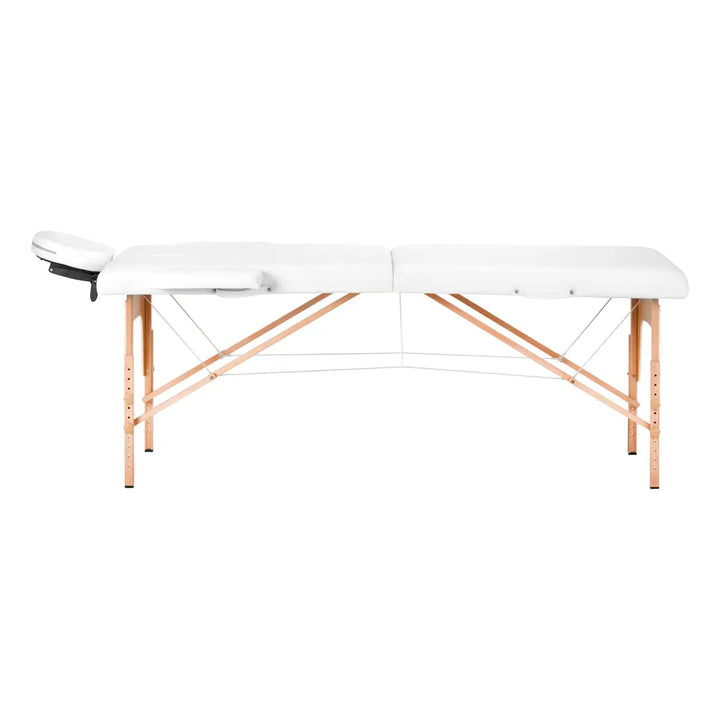 Klapp-Massageliege Komfort LUX 190X70 2-teilig Weiß - Massageliege