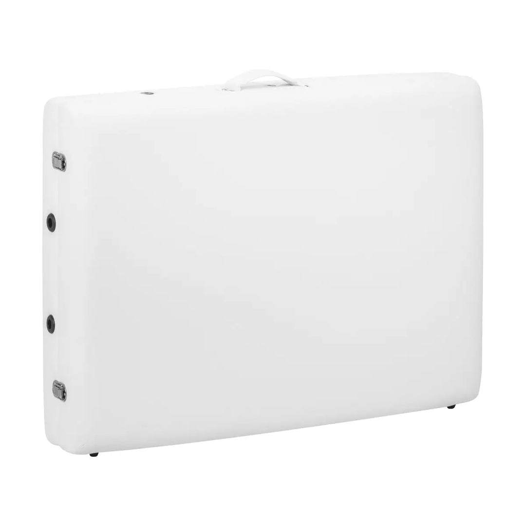 Klapp-Massageliege Komfort LUX 190X70 2-teilig Weiß - Massageliege