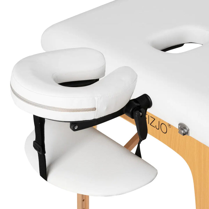 Klapp-Massageliege Komfort LUX 190X70 3-teilig Weiß - Massageliege