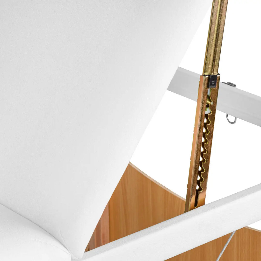 Klapp-Massageliege Komfort LUX 190X70 3-teilig Weiß - Massageliege