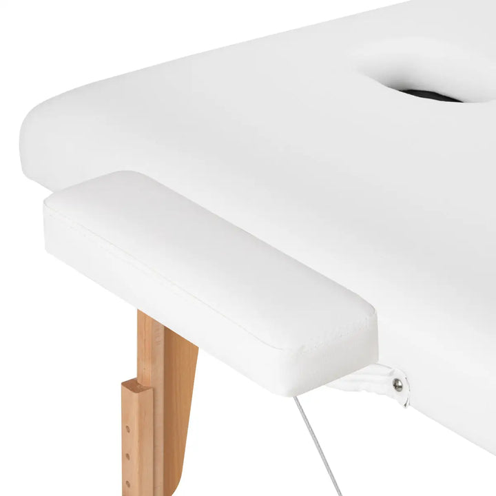 Klapp-Massageliege Komfort LUX 190X70 3-teilig Weiß - Massageliege