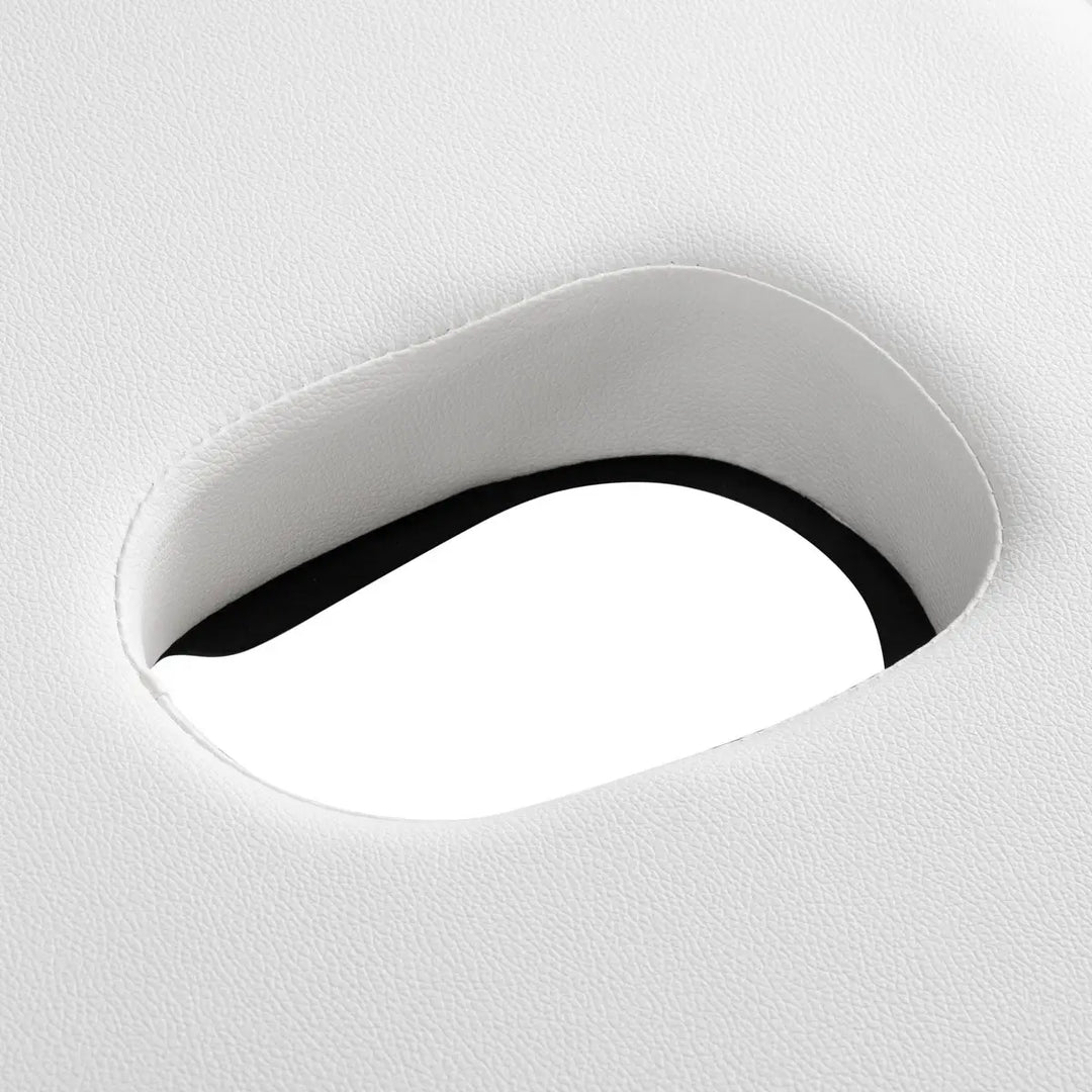 Klapp-Massageliege Komfort LUX 190X70 3-teilig Weiß - Massageliege
