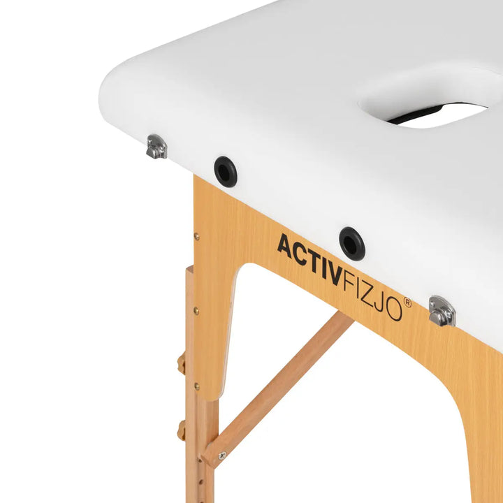Klapp-Massageliege Komfort LUX 190X70 3-teilig Weiß - Massageliege