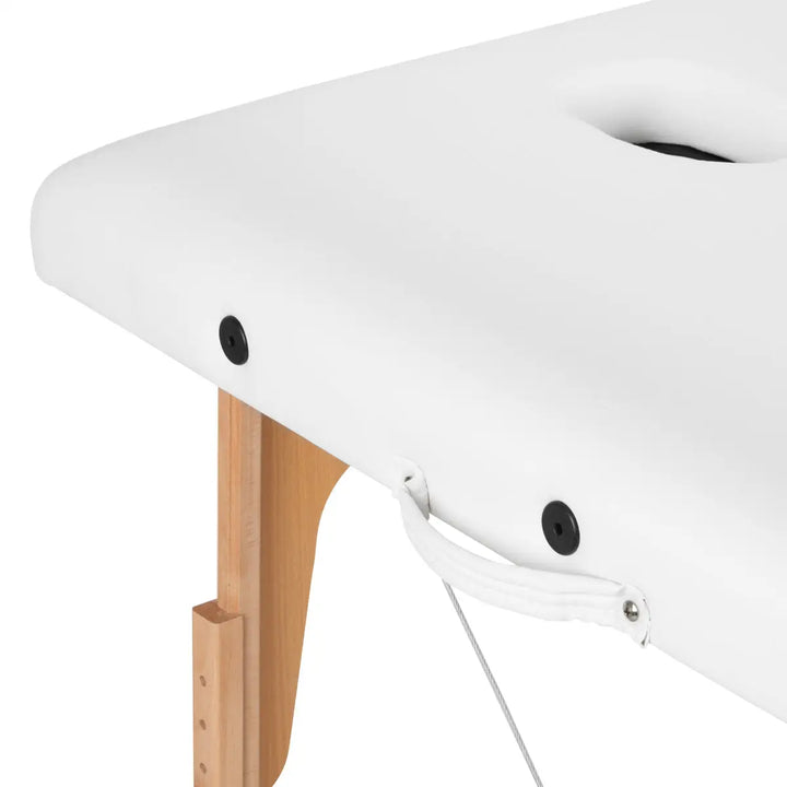 Klapp-Massageliege Komfort LUX 190X70 3-teilig Weiß - Massageliege
