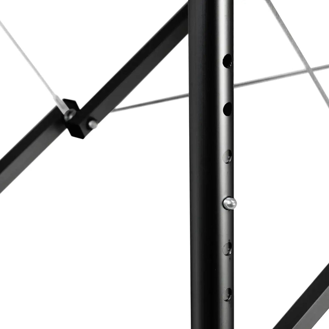 Klappbare Massageliege Aluminium Comfort 2 Segmente rosa schwarz - Klappbare Massageliege
