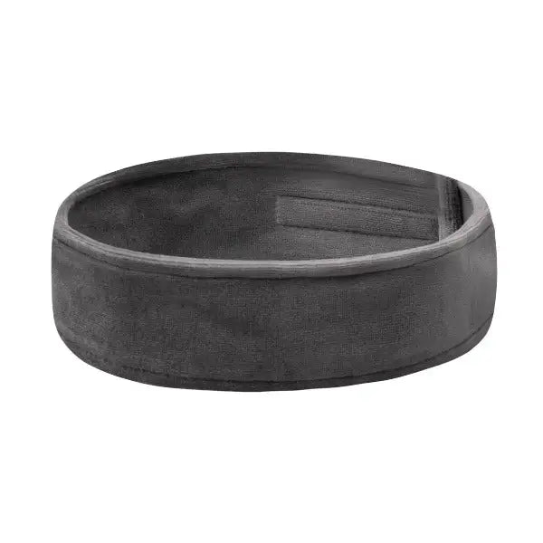 Kosmetikband Welur grau - Kosmetikband