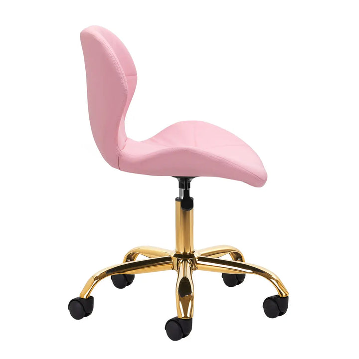 Kosmetikhocker QS-06G rosa - Kosmetikhocker