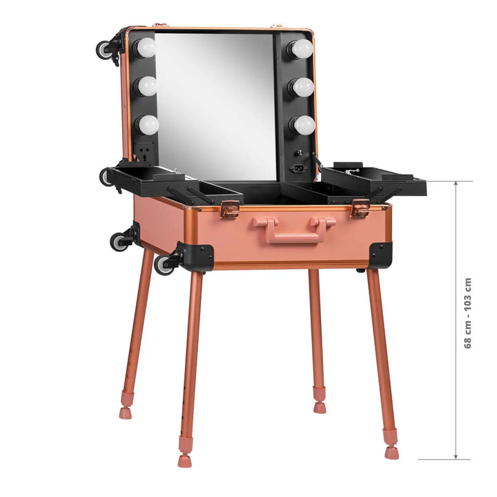 Kosmetikkoffer T-27 Roségold - Kosmetikkoffer