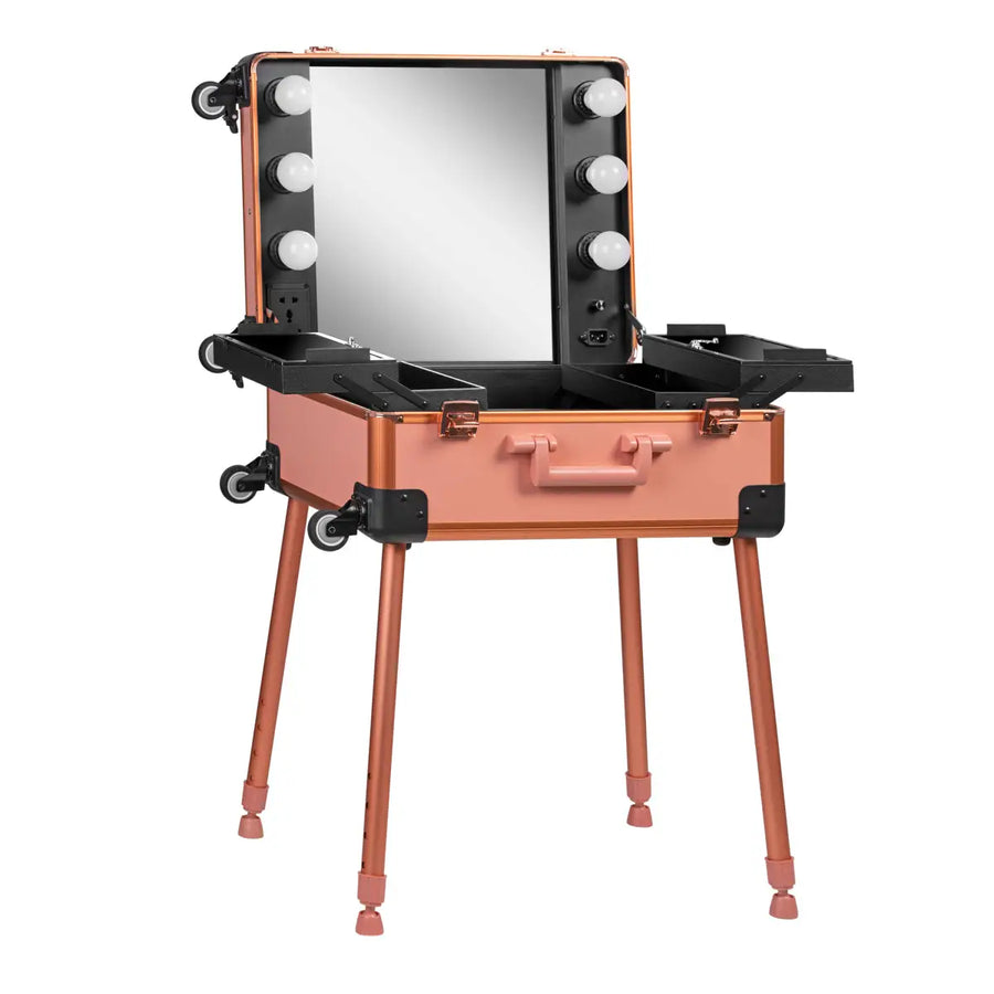 Kosmetikkoffer T-27 Roségold - Kosmetikkoffer