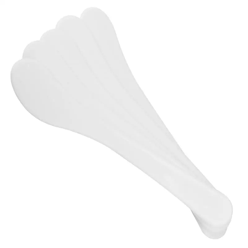 Weißer Kunststoff-Haarwurzel-Volumizer für Kosmetikspatel Weiß SP-05 5 Stück 150mm
