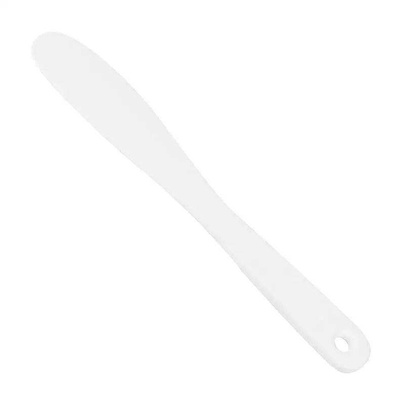 Weiße Silikonspatel Kosmetikspatel Weiß SP-06 215mm für Kosmetik und Anwendung