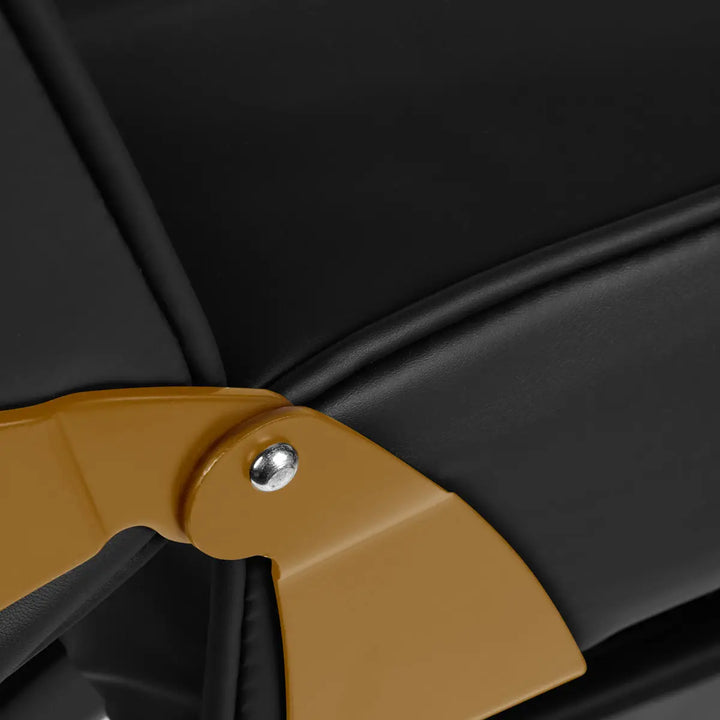 Kosmetikstuhl 557G mit Fächer schwarz - Kosmetikstuhl