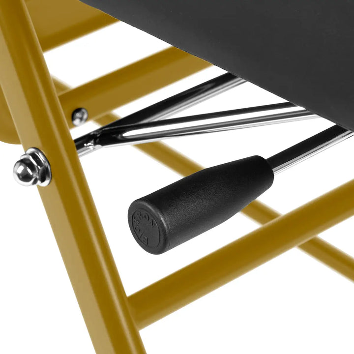 Kosmetikstuhl 557G mit Fächer schwarz - Kosmetikstuhl
