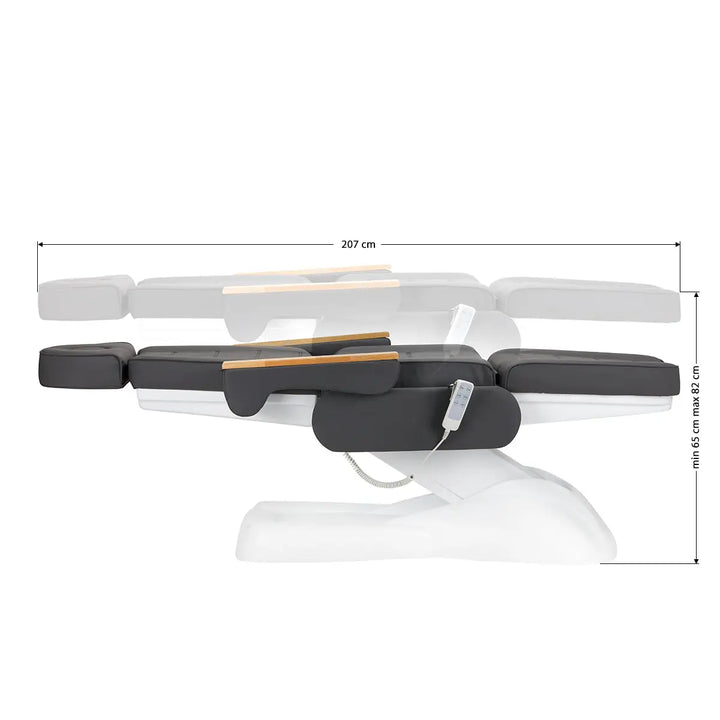 Kosmetikstuhl Elektrisch LUX 273B grau - Kosmetikstuhl