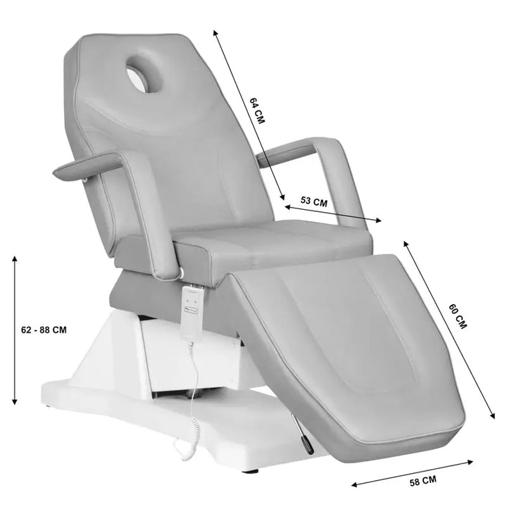 Kosmetikstuhl Elektrisch Soft Grau - Kosmetikstuhl