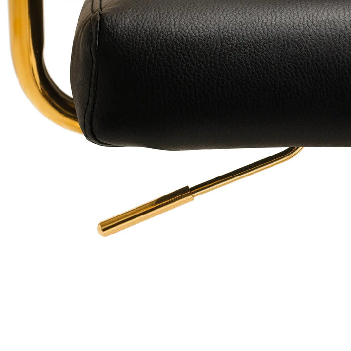 Kosmetikstuhl QS-OF211G schwarz - Kosmetikstuhl