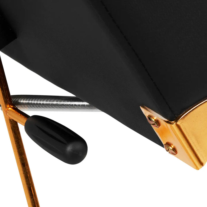 Kosmetikstuhl SILLON 211 gold pro schwarz - Kosmetikstuhl