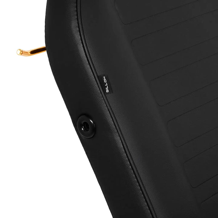 Kosmetikstuhl SILLON 211 gold pro schwarz - Kosmetikstuhl