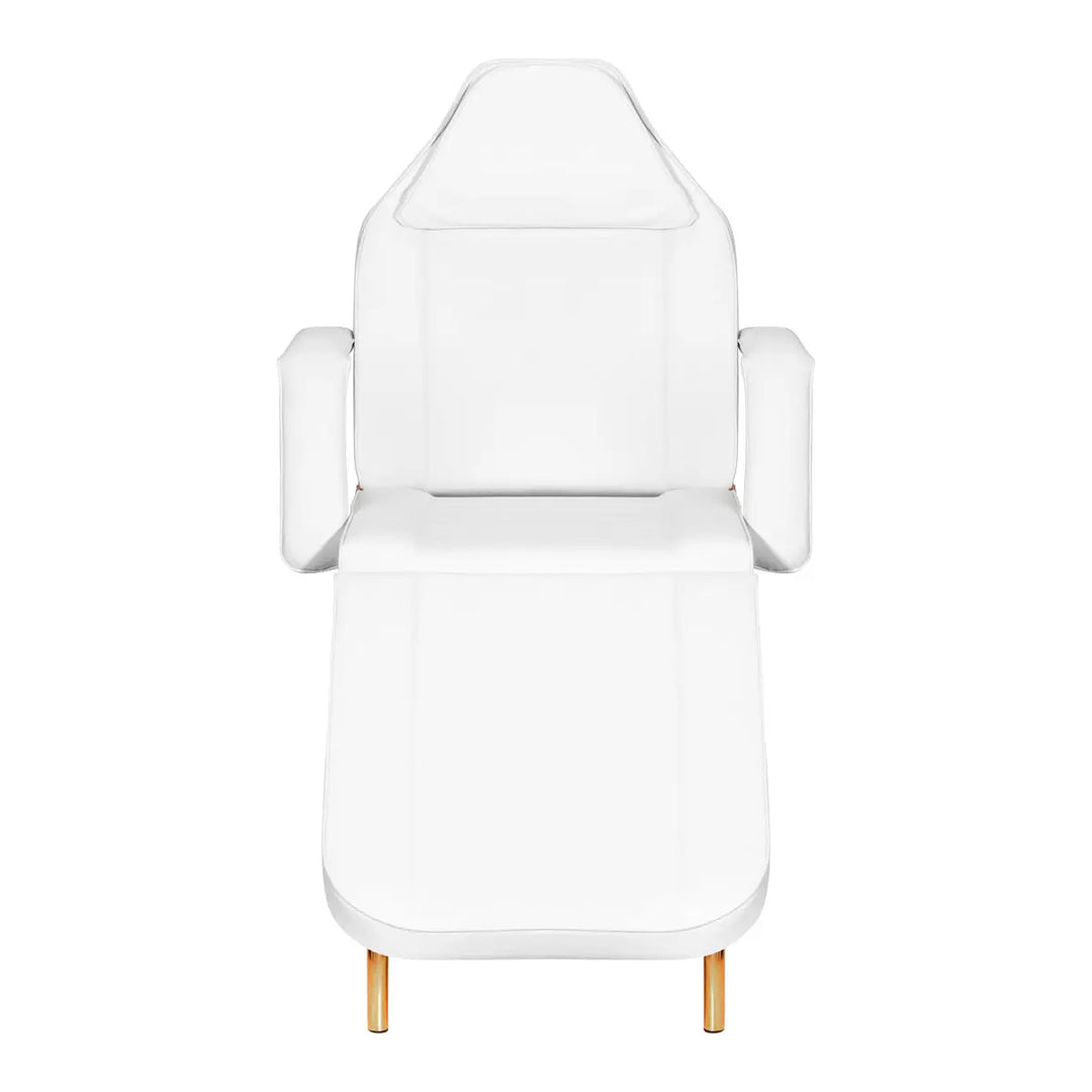 Kosmetikstuhl SILLON 211 gold pro weiß - Kosmetikstuhl