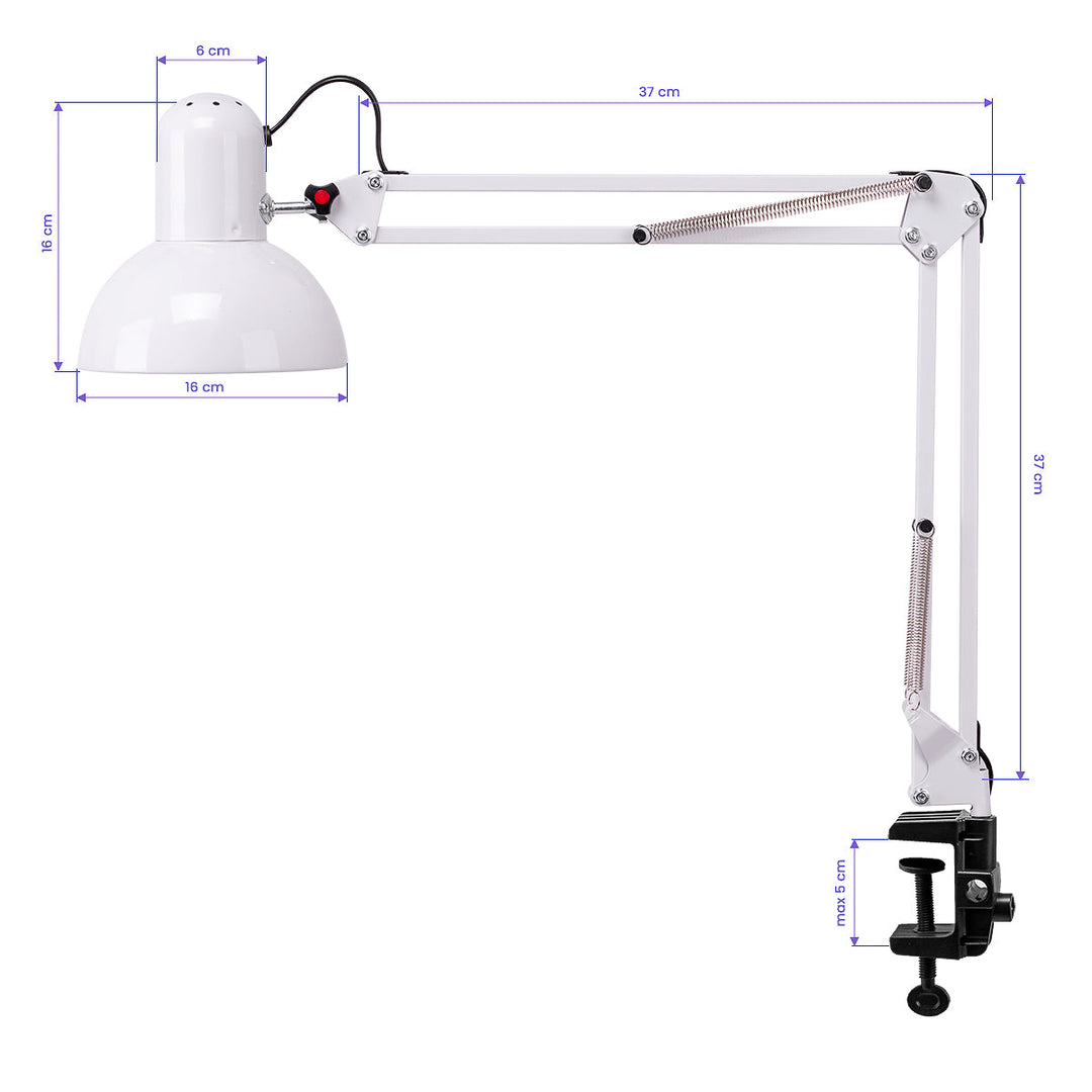 Kosmetiktischlampe PiX 314 weiß