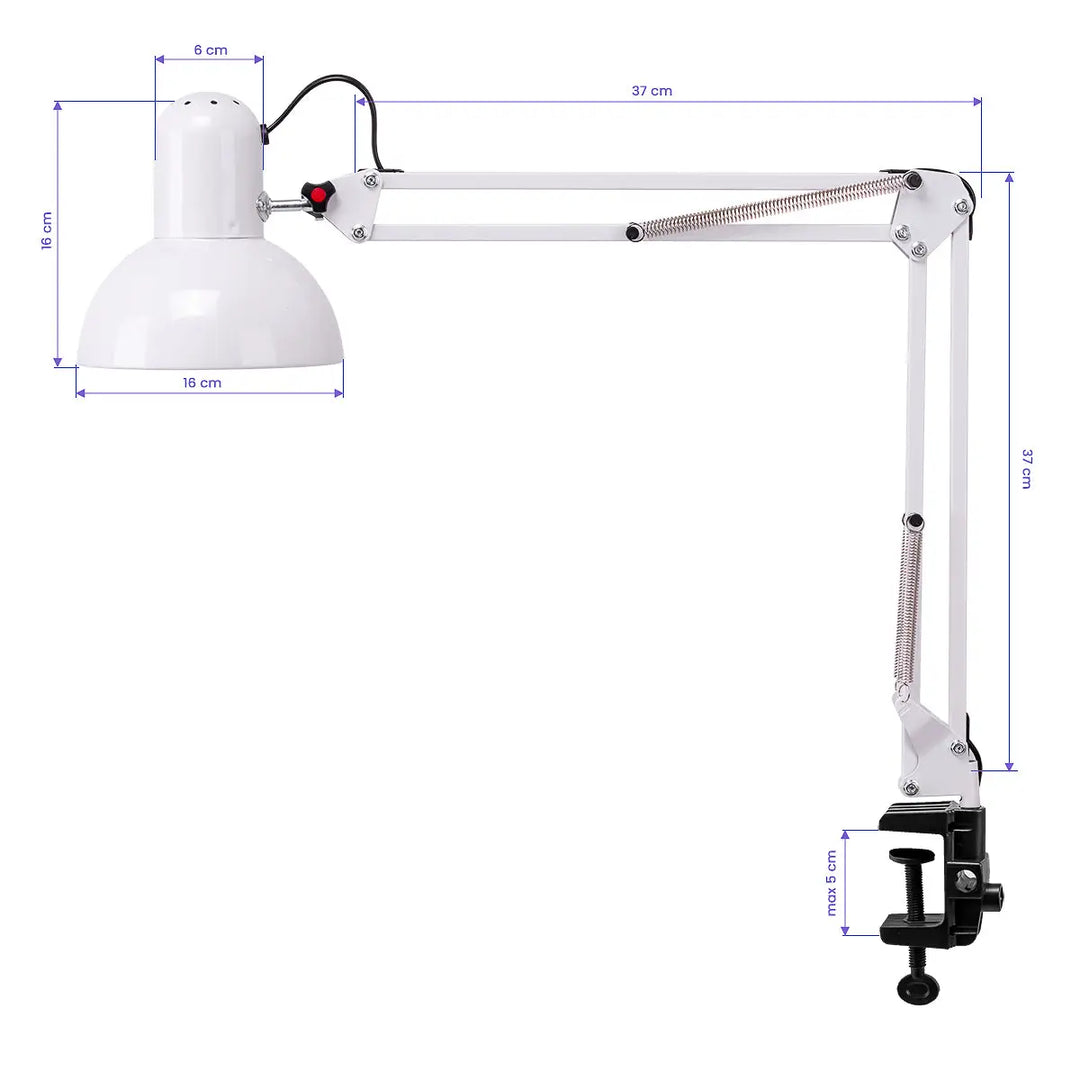 Kosmetiktischlampe PiX 314 weiß