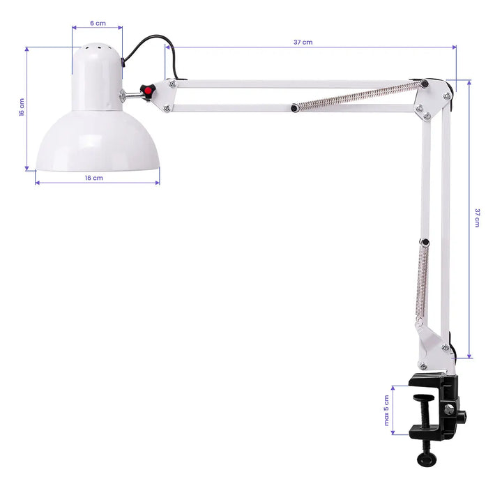 Kosmetiktischlampe PiX 314 weiß