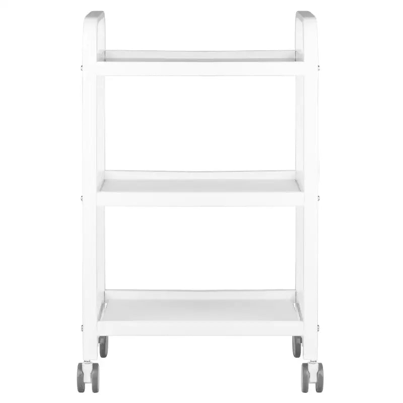 Weiße dreistöckige Rollwagen Kosmetikwagen hs09 Weiss für Organisieren und Zubehöre