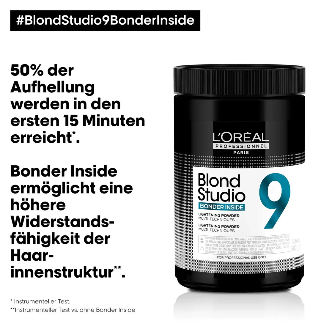 L´Oréal Blond Studio Multi-Technik 9 Blondierungspulver mit integriertem Bonder - Blondierungspulver