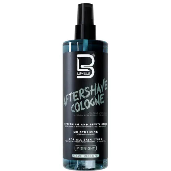 L3VEL3 Aftershave Cologne Midnight - 400 ml - Aftershave