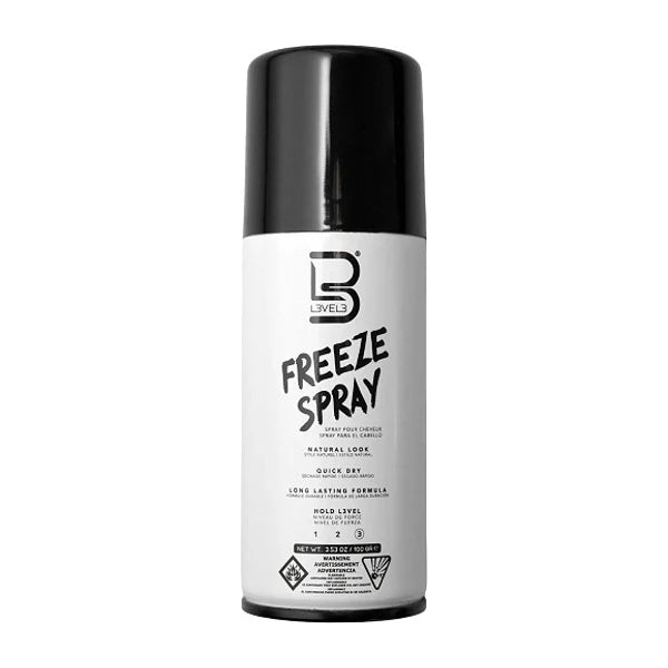 L3VEL3 Freeze Spray Haarspray 100 ml auf weißem Hintergrund