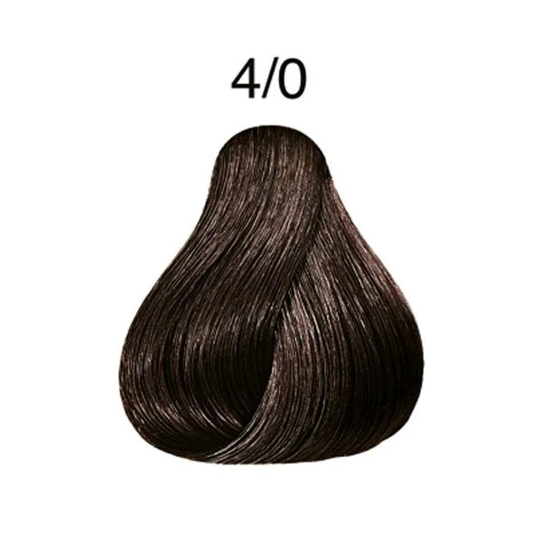 Londa Color 4/0 Mittelbraun – Haarfarbmuster