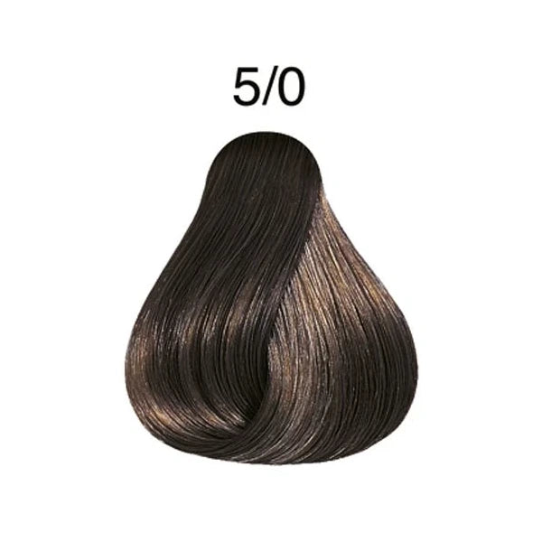 Londa Color 5/0 Hellbraun – Haarfarbmuster