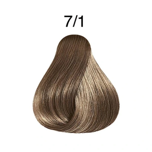 Londa Color 7/1 Mittelblond Asch – Haarfarbmuster