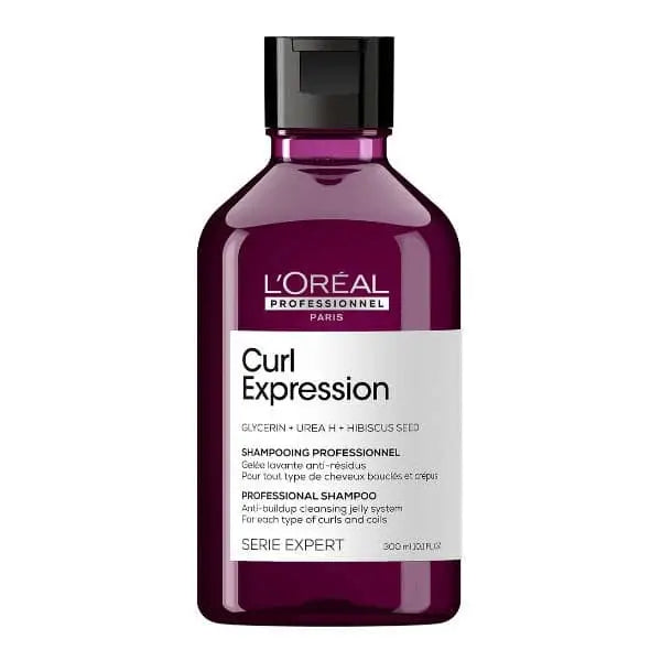 L’Oréal Professionnel Curl Expression Jelly Shampoo in purple Bottle für lockiges Haar