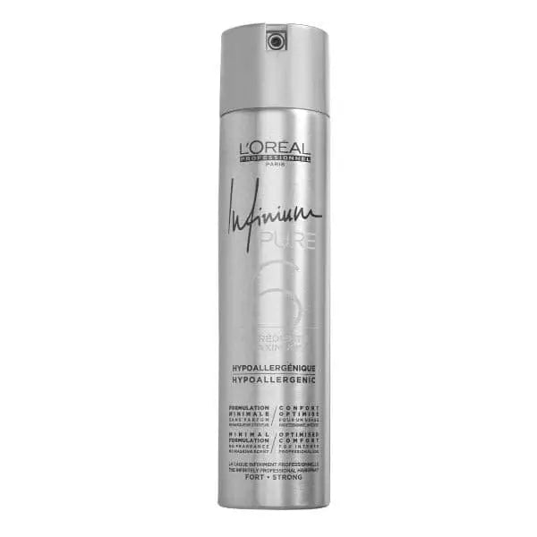 Silberne Haarspraydose von LOréal Professionnel Infinium Pure Strong