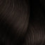 Dunkelbraune Haarsträhnen mit L Oreal Professionnel Inoa Haarfarbe