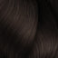 Dunkelbraunes, welliges Haar mit L’Oreal Professionnel Inoa Haarfarbe
