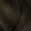 Dunkelbraune Haarsträhnen mit L Oreal Professionnel Inoa Haarfarbe