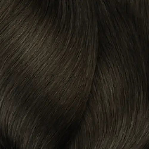 Dunkelbraune Haarsträhnen mit L Oreal Professionnel Inoa Haarfarbe