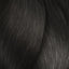 Dunkle glänzende Haarsträhnen mit L’Oreal Professionnel Inoa Haarfarbe