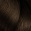 Glattes, dunkelbraunes Haar mit L’Oreal Professionnel Inoa Haarfarbe