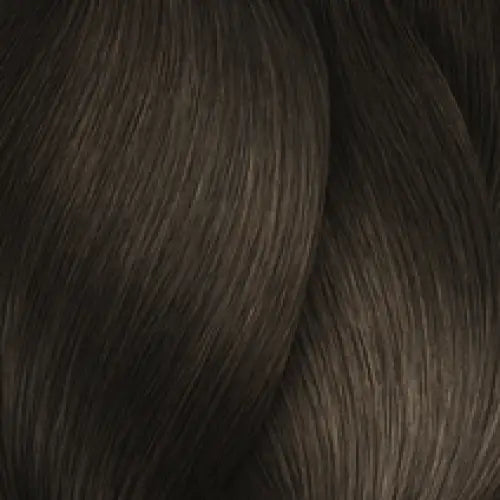 Geflochtenes dunkelbraunes Haar mit L Oreal Professionnel Inoa Haarfarbe
