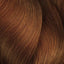 Auburn-toned Haarsträhnen mit L Oreal Professionnel Inoa Haarfarbe gefertigt
