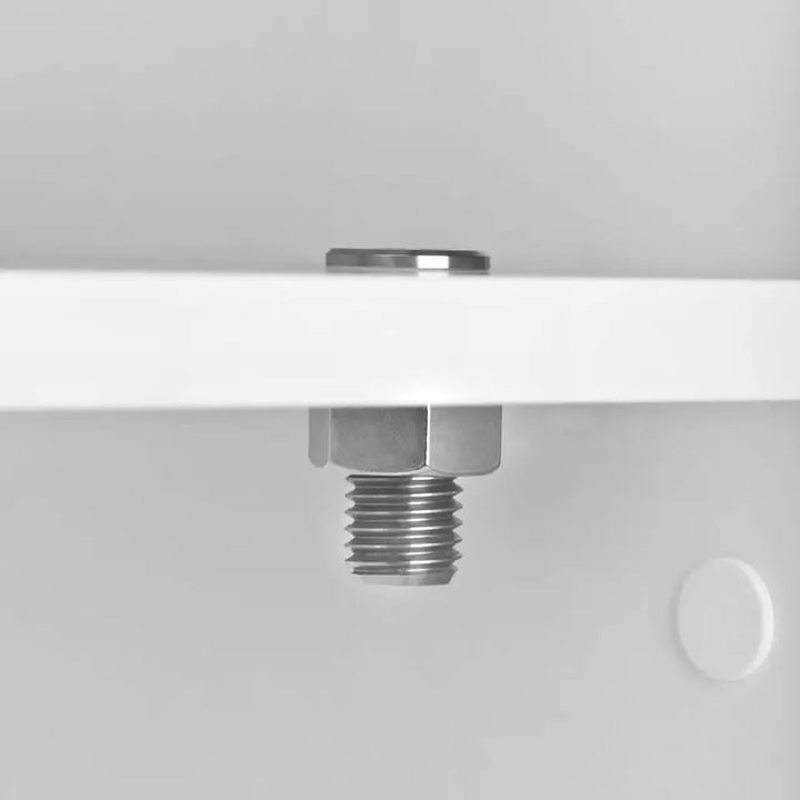 Metallbolzen mit sichtbaren Gewinden für Lupenlampen Befestigung Inox