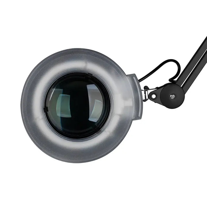 Magnifying lamp with articulated arm for Lupenleuchte s4 + Stativ schwarz