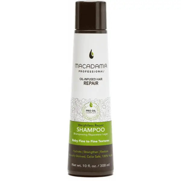 Macadamia Professional Oil-Infused Hair Repair Shampoo Flasche für schwerelose Reparatur