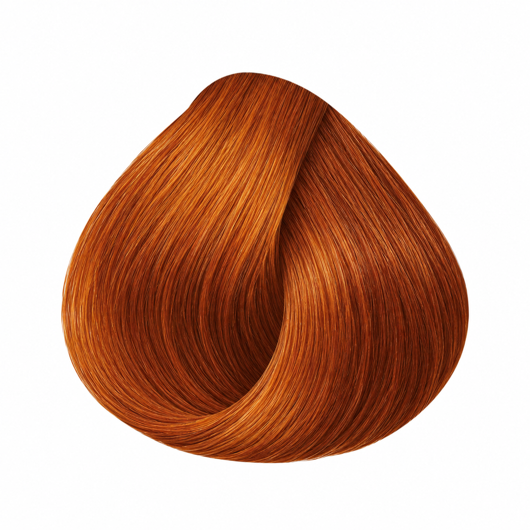 L'Oréal Professionnel Majirel Haarfarbe 7.45 Mittelblond Intensives Kupfer Mahagoni Rubilane – Haarfarbmuster