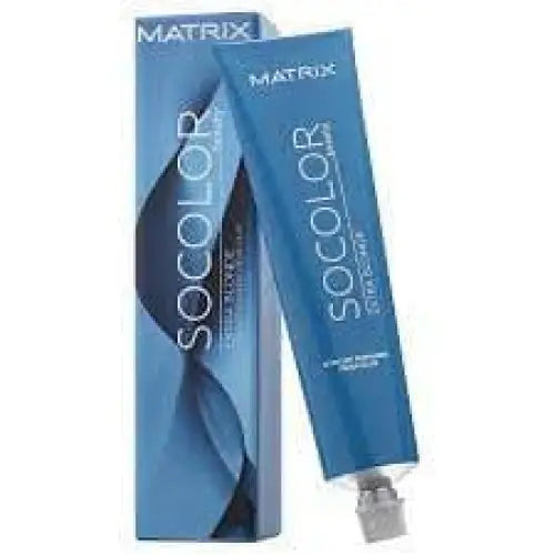 Blaues Haartönungstube und Verpackung für Matrix Socolor Ultra Blonde Haarfarbe