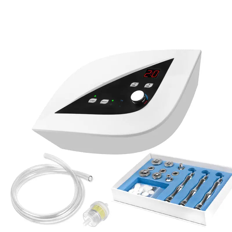 Weißes Gesichtsgerät mit Zubehör für Mikrodermabrasion Gerät smart 660a
